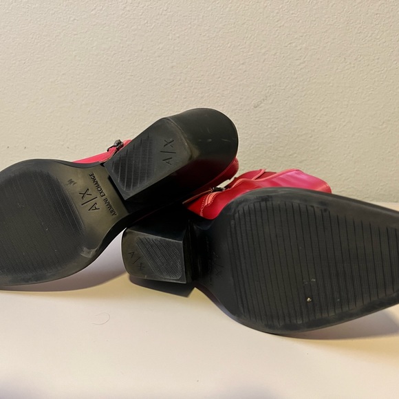 Armani Exchange red western style booties - Picture 7 of 10